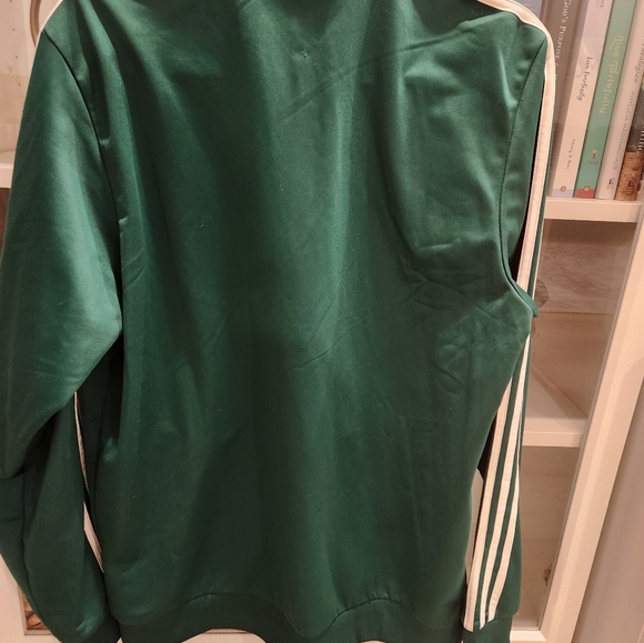Adidas Men's Classics Mineral Green Track Jacket - Picture 2 of 3